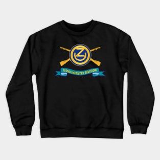 102nd Infantry Division w Br - SSI - Ribbon X 300 Crewneck Sweatshirt